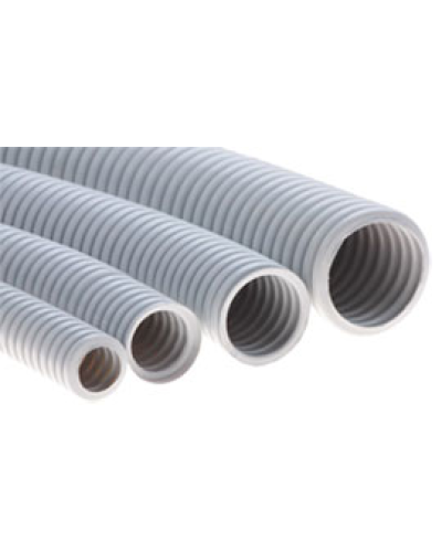 Труба ПНД гофрир. тяжелая, цвет чёрный, диам 50мм Экопласт 21050 в Орле Труба гофрированная Pintop.ru