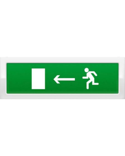 Оповещатель охранно-пожарный световой Рубеж ОПОП 1-8 Бегущий человек + стрелка влево 12В в Орле Оповещатели Pintop.ru