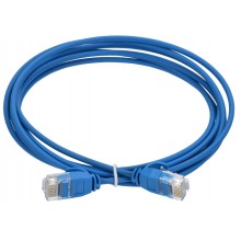 ITK Коммутационный шнур кат.5E UTP LSZH 1,5м slim язычок син (PC03-C5EUL-1M5-SL-WT)