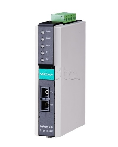 Сервер 1-портовый RS-232/422/485 в Ethernet Moxa NPort IA-5150I-M-SC в Орле Дополнительное оборудование для ОПС Pintop.ru