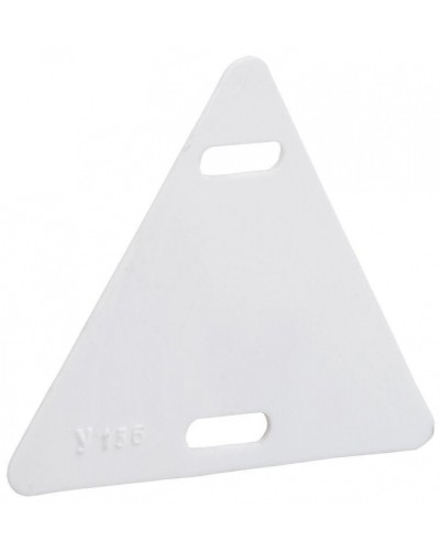 Бирка кабельная У-136 (треугольник 55х55х55мм) IEK UZMA-BIK-Y136-T в Орле Аксессуары для кабель-канала Pintop.ru