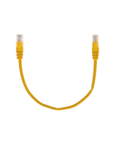 Патч-корд U/UTP, CAT 5e, RJ45-RJ45, 26AWG, LSZH, желтый, 0,3м REXANT 02-0105-03 в Орле Патчкорды (медные) Pintop.ru