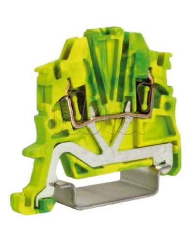 Зажим для заземления, 1,5 кв.мм желто-зеленый DKC ZHT400 в Орле Держатели, клипсы, скобы Pintop.ru