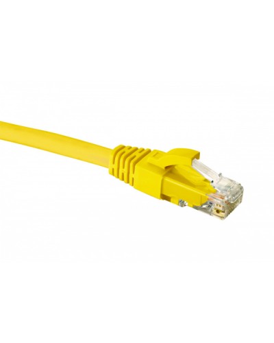 Патч-корд категории 6 UTP 4 пары RJ45-RJ45, желтый, 1м, LSZH (21D-U6-01YL) EuroLAN в Орле Патчкорды (медные) Pintop.ru