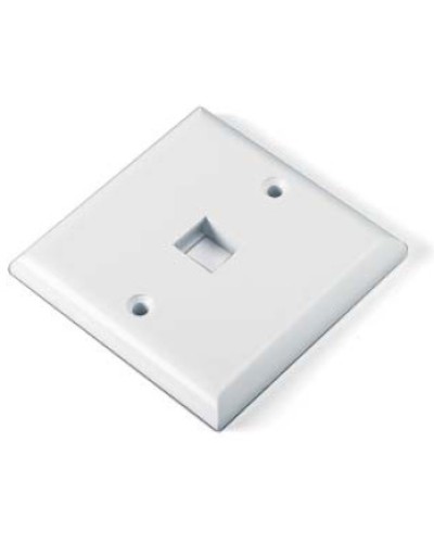 Панель лицевая для 1 вставки Hyperline FP-E-1-WH в Орле Аксессуары для кабель-канала Pintop.ru