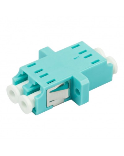 Адаптер оптический проходной LC-LC, OM3, дуплекс (duplex), бирюзовый Datarex DR-541123 в Орле Коммутационные изделия Pintop.ru