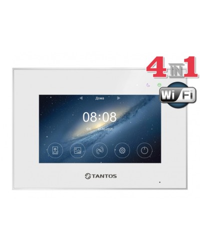 Монитор цветного видеодомофона Tantos Marilyn HD Wi-Fi IPS (White) в Орле Абонентские видеоустройства Pintop.ru