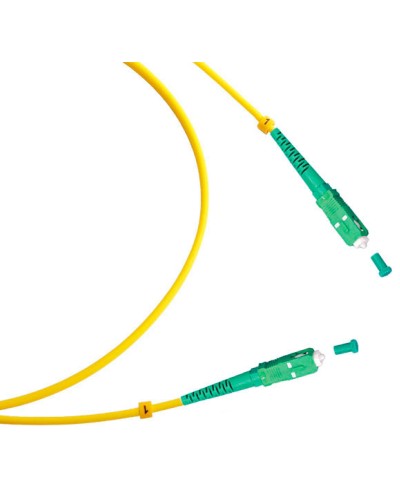 Шнур оптический simplex SC/APC-SC/APC 9/125 sm 5м LSZH Cabeus FOP(s)-9-SC/APC-SC/APC-5m в Орле Патч-корды оптические Pintop.ru