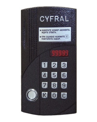 Блок вызова аудиодомофона на 20 абонентов Цифрал CCD-20/TCVС в Орле Блоки вызова многоабонентные Pintop.ru