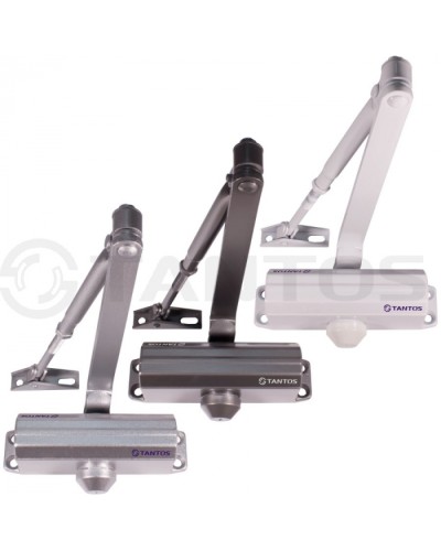 Доводчик дверной Tantos TS-DC085 Freeze (Серебро) в Орле Доводчики Pintop.ru