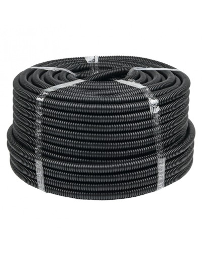 Труба гофр. ПНД с протяжкой d20 мм (100 м) черная EKF-Plast (tpnd-20) в Орле Труба гофрированная Pintop.ru