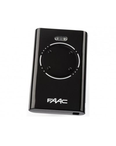 Брелок-передатчик 4-канальный Faac 7870081 (черный) в Орле Устройства радиоуправления для шлагбаумов и автоматики Pintop.ru