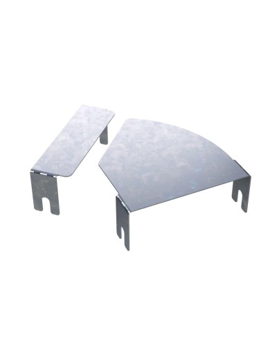 Крышка на горизонтальный изменяемый угол СРО 0-45град. 100, 1,2 мм DKC (SKVN100) в Орле Аксессуары для лотков Pintop.ru