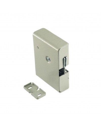 Замок электромеханический с толкателем и датчиком положения двери Promix-SM308.10.1 (серебро) в Орле Электромеханические замки Pintop.ru