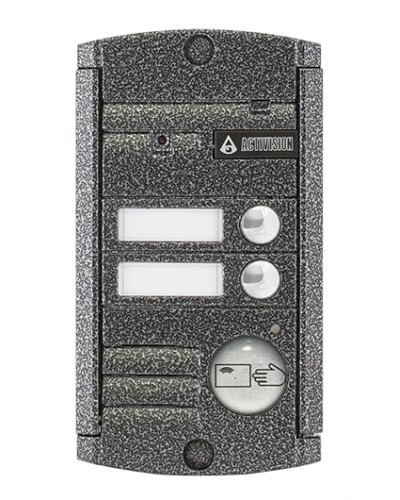 Видеопанель вызывная накладная цветная на 2 абонента с Proxy-считывателем Activision AVP-452 Proxy (PAL, антик) в Орле Вызывные видеопанели малоабонентные Pintop.ru