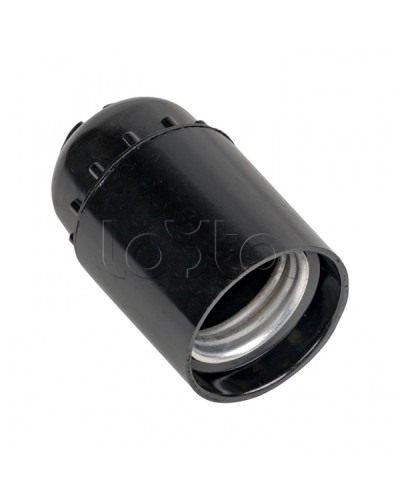 Патрон карболитовый подвесной Е27 черн. без наклейки EKF PROxima (LHC-E27-s) в Орле Источники света(Лампы) Pintop.ru