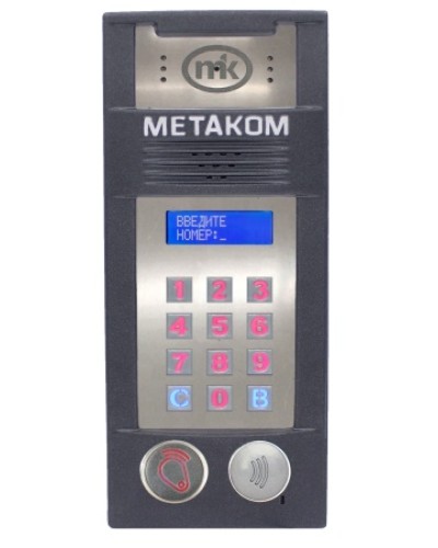 Многоабонентый антивандальный блок вызова со встроенной видеокамерой Метаком MК2018-RFMFСGV в Орле Блоки вызова многоабонентные Pintop.ru
