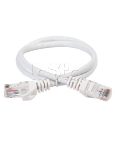 Коммутационный шнур (патч-корд) кат.5E UTP 0,5м белый ITK (PC08-C5EU-05M) в Орле Патч-корды и пигтейлы Pintop.ru
