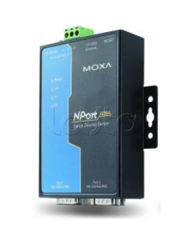 Сервер 2-портовый RS-232/422/485 в Ethernet Moxa NPort 5250A-T в Орле Дополнительное оборудование для ОПС Pintop.ru