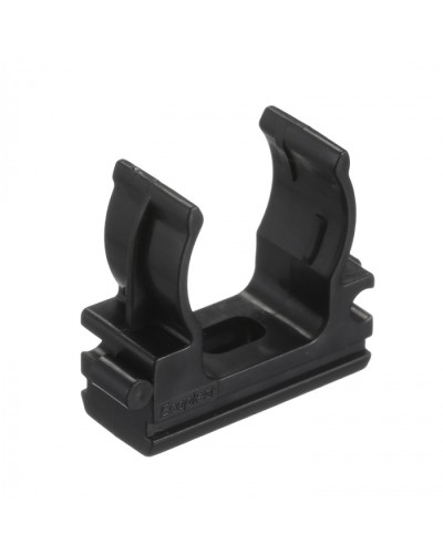 CF20G Держатель (клипса), без галогена, для труб D20мм, цвет чёрный (50 шт/упак) Экопласт (41720-50HF-BL) в Орле Держатели, клипсы, скобы Pintop.ru