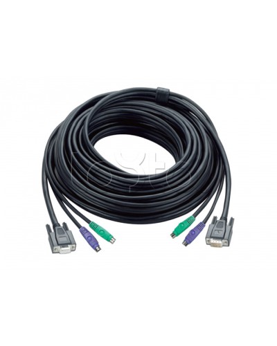 КВМ-кабель с интерфейсами PS/2, VGA (3м) ATEN 2L-1003P в Орле Видеоусилители, Модуляторы, Делители Pintop.ru