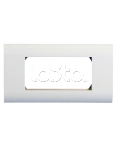 Панель лицевая 80x148, для 4х модулей 45x22.5 Hyperline FP-2M45-1-WH в Орле Аксессуары для кабель-канала Pintop.ru