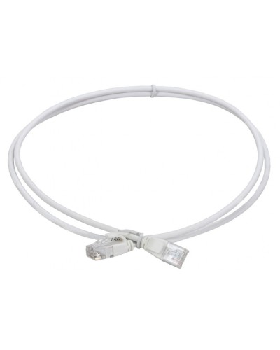 ITK Коммутационный шнур кат.5E UTP LSZH 2м slim язычок бел. (PC08-C5EUL-2M-SL-WT) в Орле Патч-корды и пигтейлы Pintop.ru