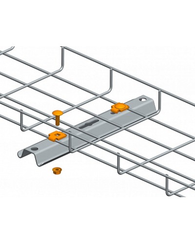 Крепежный комплект проволочного лотка к элементам системы подвесов Промрукав (50 шт/уп) (PR08.2467) в Орле Огнестойкие кабельные линии Pintop.ru
