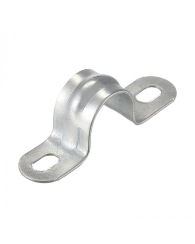 Скоба оцинк. с двумя отверстиями, для трубы D14мм(5шт) Экопласт (43614-5) - Скоба оцинкованная с двумя отверстиями, для трубы D14мм(5шт) Экопласт в Орле Держатели, клипсы, скобы Pintop.ru
