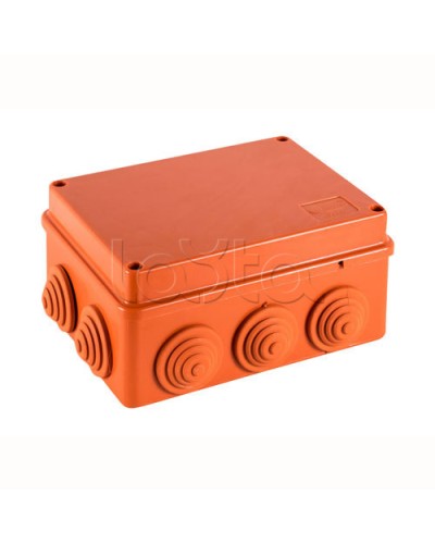 JBS150 Коробка огн. E110, о/п 150х110х70мм, без галогена, 10 вых., IP55, 5P, (0,15-2,5 мм2), цвет оранж. Экопласт (43099HF) в Орле Коробки (ОКЛ) Экопласт Pintop.ru