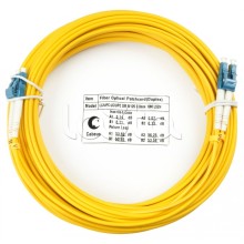 Шнур оптический duplex LC-LC 9/125 sm 25м LSZH Cabeus FOP(d)-9-LC-LC-25m