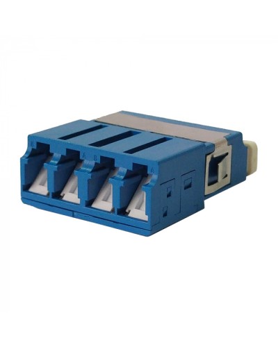Адаптер оптический LC SM, со шторкой, корпус SC, квадро LANMASTER (LAN-4LCS/SH-AM-SM) в Орле Проходные адаптеры и розетки оптические Pintop.ru