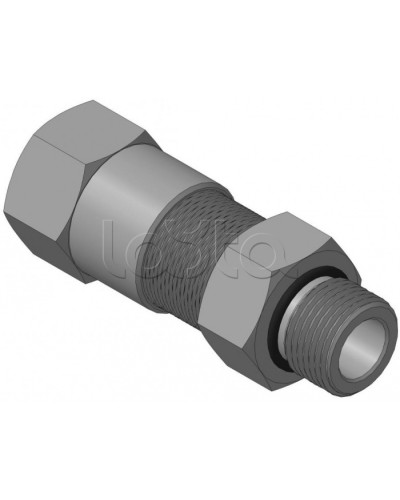 Кабельный ввод с резьбой G1/2 мм для прокладки кабеля в металлорукаве РЗ-ЦП-12, с уплотнением кабеля и проходным диаметром кабеля d=6-10 мм Спектрон КВМ-12/10-М-G1/2 в Орле Аксессуары для кабель-канала Pintop.ru