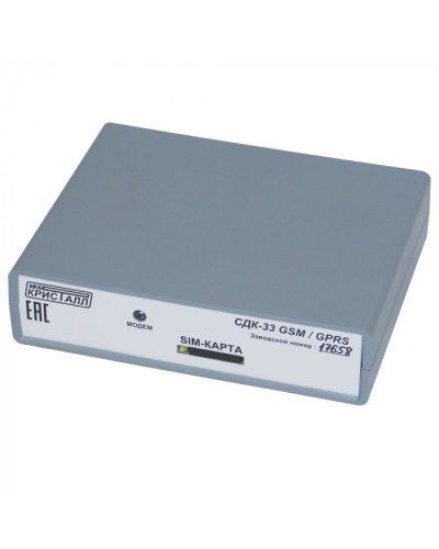 Блок сопряжения Кристалл СДК-33 GSM/GPRS в Орле Дополнительное оборудование для ОПС Pintop.ru