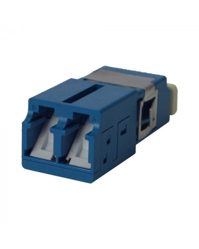 Адаптер оптический LC OM3, со шторкой, корпус SC, дуплексный LANMASTER (LAN-2LCS/SH-AM-OM3) в Орле Коннекторы ВО Pintop.ru