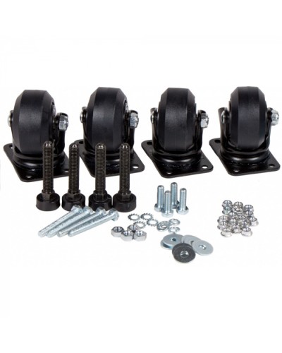 Комплект усиленных роликов и ножек для шкафов DCS LANMASTER (LAN-DC-CB-R+F-SET) в Орле Аксессуары для стоек и шкафов Pintop.ru