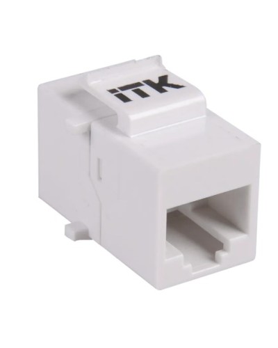 Проходной адаптер кат.5E UTP, RJ45-RJ45, тип Keystone Jack ITK CS7-1C5EU в Орле Проходные адаптеры RJ-45 и разветвители Pintop.ru
