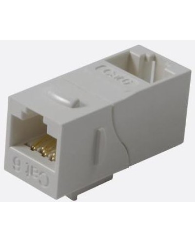 Повторитель портов RJ-45, неэкранированный, 90 градусов, кат.6, формата Keystone, белый LANMASTER LAN-KCP45U6/90-WH в Орле Проходные адаптеры Pintop.ru