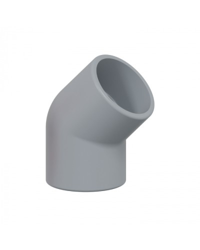 Поворот 45гр., дляаспирационной системы D25мм, АБС, цвет серый (10шт) Экопласт (49225-10GR) в Орле Пожарные извещатели Pintop.ru