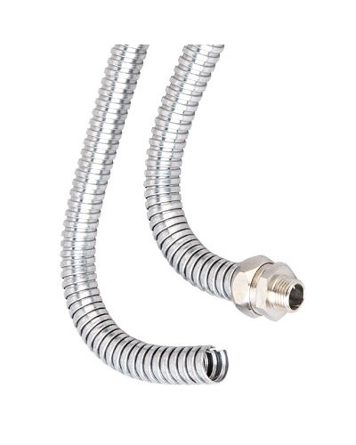 Металлорукав из оцинкованной стали DN 50мм, Dвн 50,5 мм, Dнар 54,5 мм, IP40, 25м DKC 667R5054 в Орле Металлорукав Pintop.ru