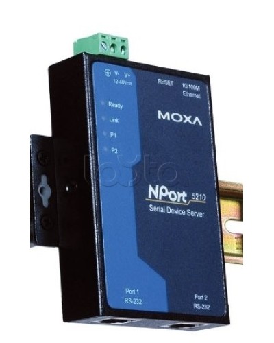 Сервер 2-портовый RS-232 в Ethernet Moxa NPort 5210 в Орле Дополнительное оборудование для ОПС Pintop.ru