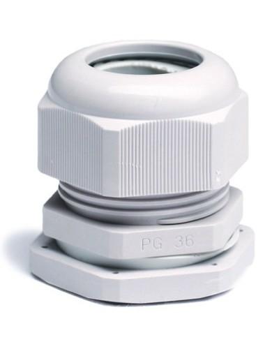 Зажим кабельный с контргайкой, IP68, PG21, д.13 - 18 мм DKC 53000 в Орле Клеммные колодки Pintop.ru