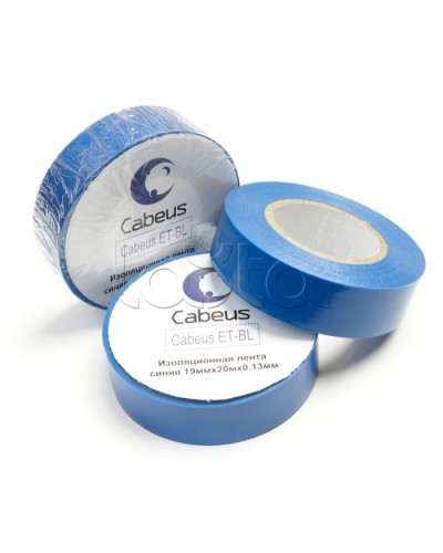 Лента изоляционная (синяя) Cabeus ET-BL в Орле Аксессуары для кабель-канала Pintop.ru