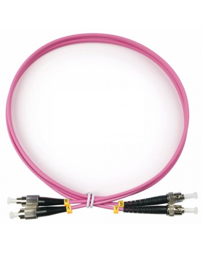 Шнур оптический duplex FC-ST 50/125 mm OM4 1,5м LSZH Cabeus FOP-50-OM4-FC-ST-1,5m в Орле Патч-корды оптические Pintop.ru
