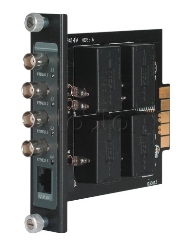 Приемник пассивный 4-х видеосигналов по витой паре, до 600 м SC&T TRP414VH в Орле Видеоусилители, Модуляторы, Делители Pintop.ru