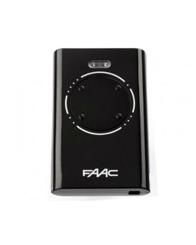 Брелок-передатчик 4-канальный Faac 7870101 (черный) в Орле Устройства радиоуправления для шлагбаумов и автоматики Pintop.ru