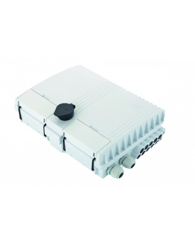 Бокс оптический настенный FTTx, IP65, 16 адаптеров, белый Eurolan (48P-00-16-65WT) в Орле Проходные адаптеры и розетки оптические Pintop.ru