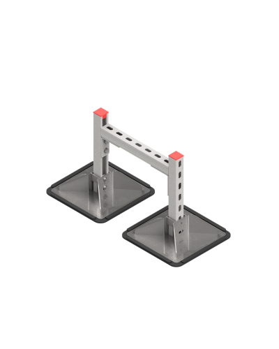 Опорная конструкция для горизонтальных прямоугольных воздуховодов и металлических лотков кабеленесущих систем TECHNORAPTOR STEELFOOT 350х500 HD КМ-профиль (KM-TR-STF-SSHRAD-350-500 HD) в Орле Системы видеонаблюдения Pintop.ru