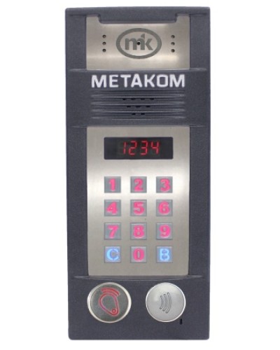 Многоабонентый антивандальный блок вызова со встроенной видеокамерой Метаком MК2018-RFMFСV в Орле Блоки вызова многоабонентные Pintop.ru