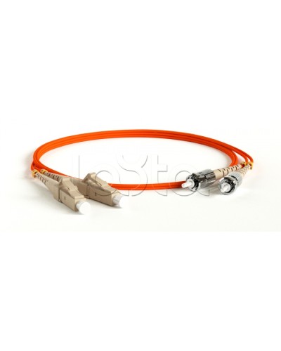 Патч-корд волоконно-оптический MM 62.5/125, ST-LC, duplex, LSZH, 1 м Hyperline FC-D2-62-LC/PR-ST/PR-H-1M-LSZH-OR (FC-62-ST-LC-PC-1M) в Орле Патч-корды оптические Pintop.ru